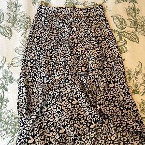 Nasty Gal Printed Midi Skirt